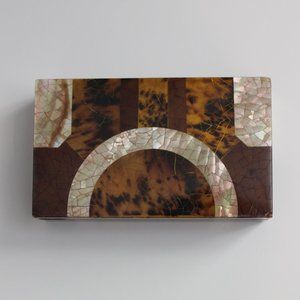 Lanvin Mother of Pearl Box Clutch